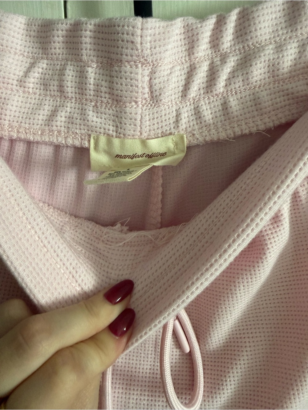 Light Pink Women's Hooded Lounge Set — Soft Zip-Front Top & Matching Pants - Picture 5 of 6